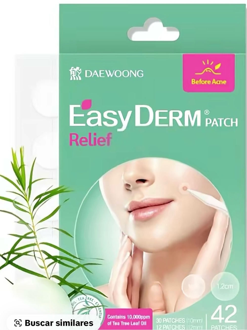 EasyDERM Relief Acne Patches — Green
